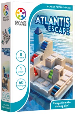 Connection puzzle game 3D. Can you escape from Atlantis before it's too late?