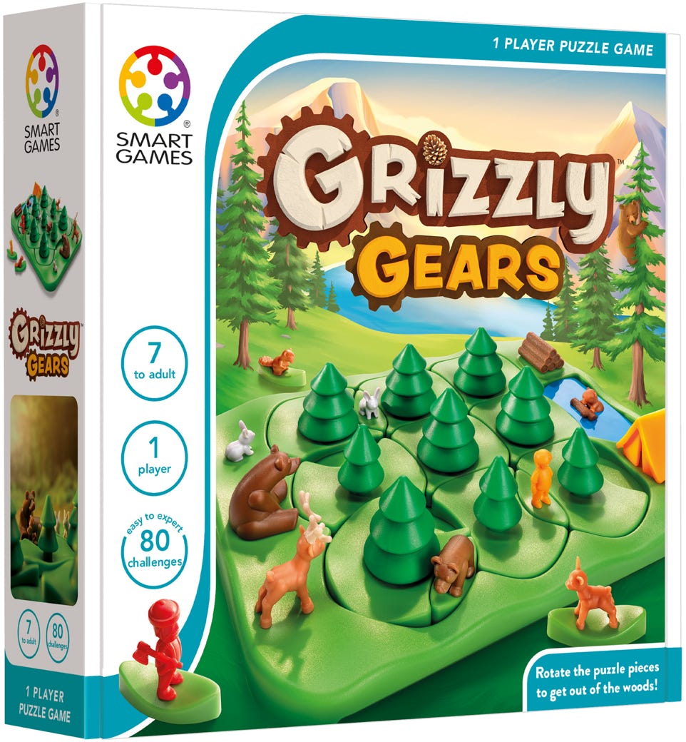 multi-lingual packaging of Grizzly Gears