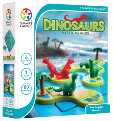 Logic Puzzle I designed for SmartGames, including dinos and 80 challenges.