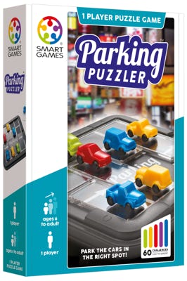 Logic Puzzle with colored cars and 60 challenges. This is NOT Rush Hour, but a different type of braingame.