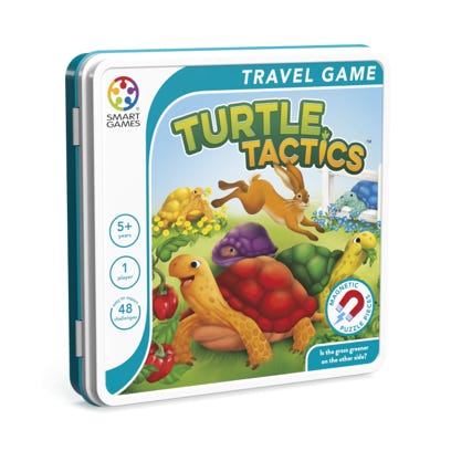 new magnetic travel game: Move the Hare and Turtles to the right spot.
