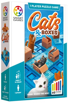 Think inside the box! A cat-packed logic game that is a lot harder then you think.